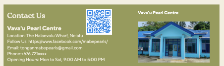 Vavau Pearl Centre